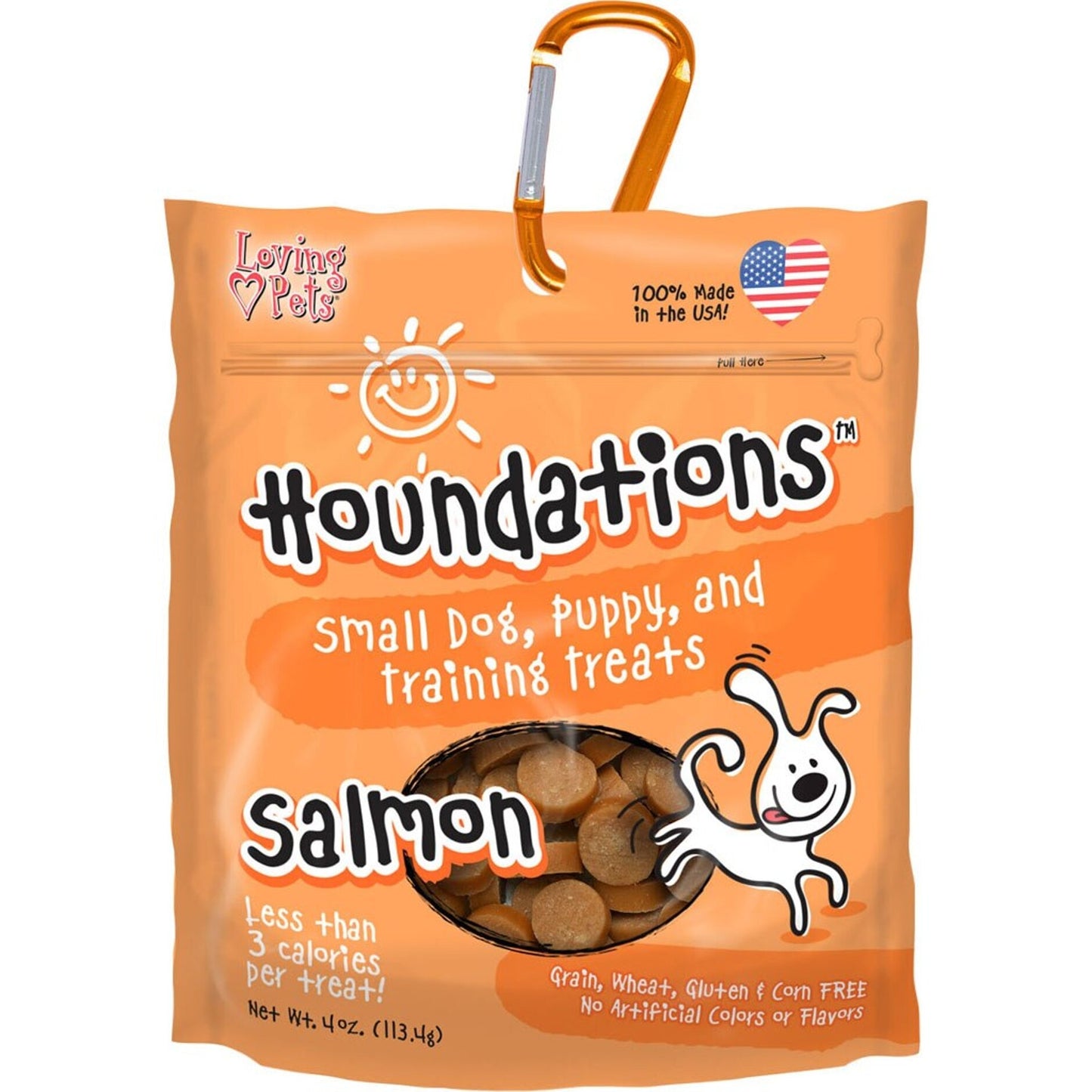 Houndations Usa Training Treats W/Carabiner