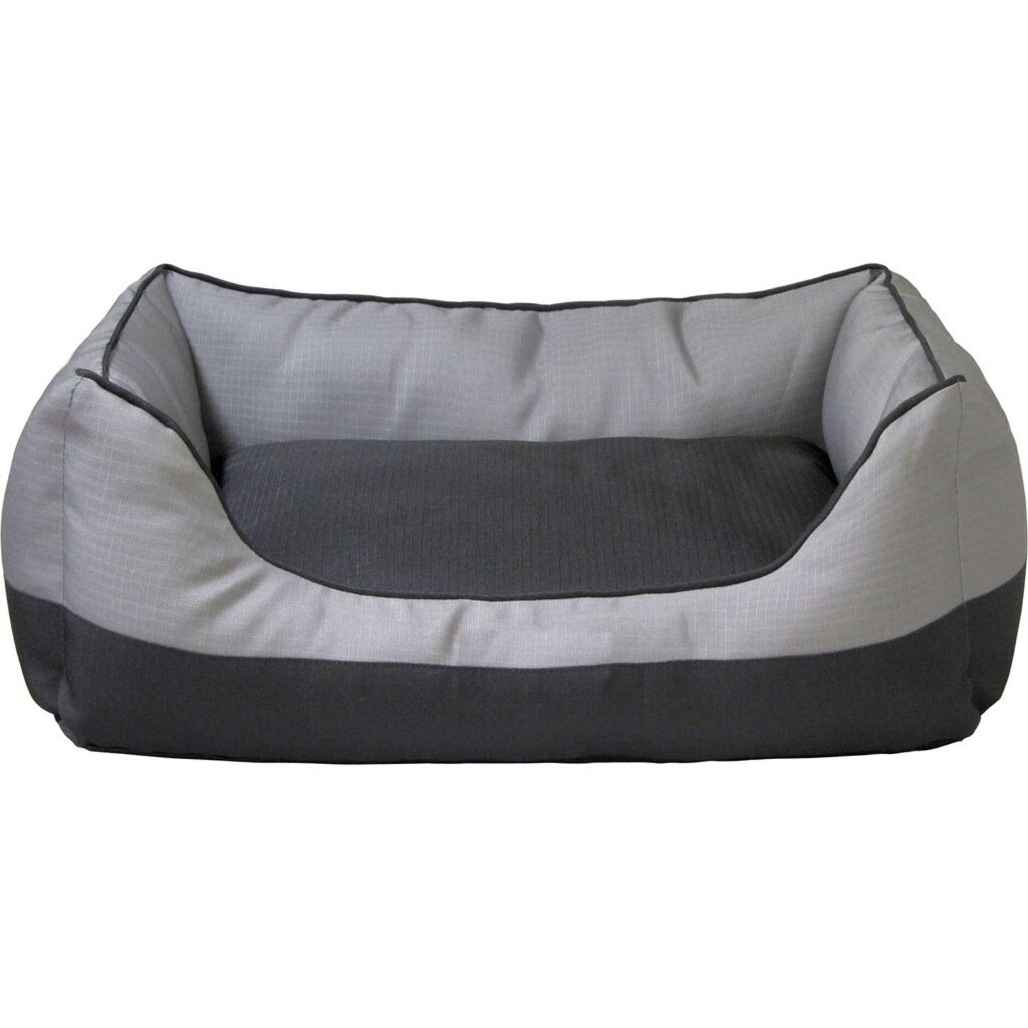 Sleep Zone 2 Tone Plush Bed