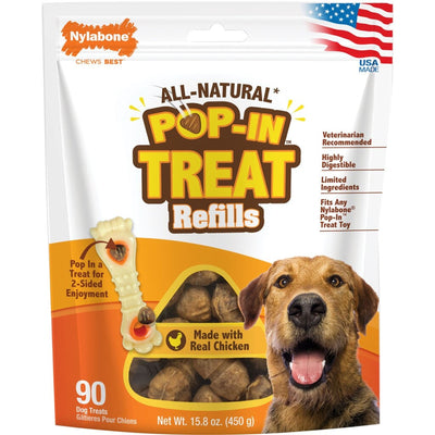 Nylabone Power Chew Pop-In Treat Refill
