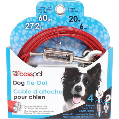 Boss Pet Tie-Out W/ Spring