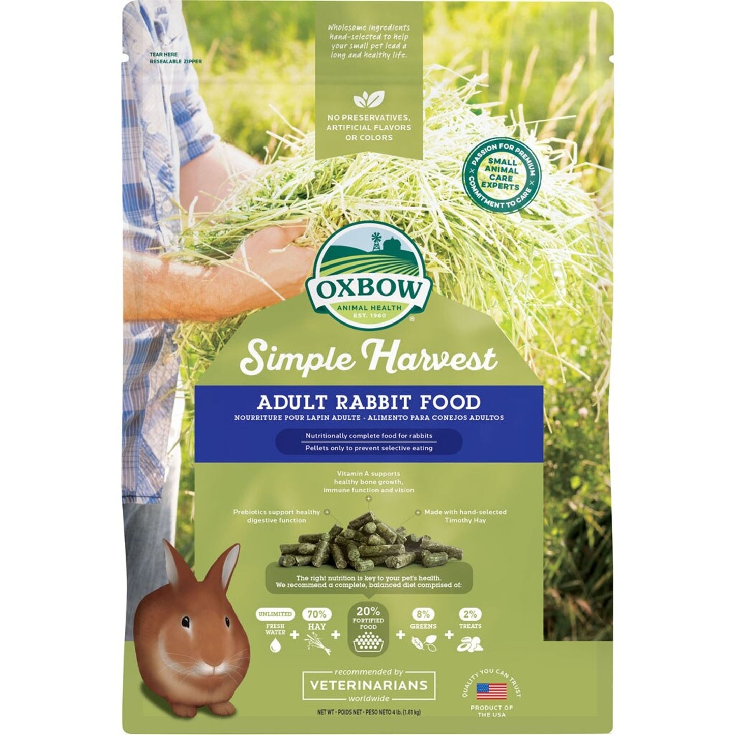 Simple Harvest Adult Rabbit Food