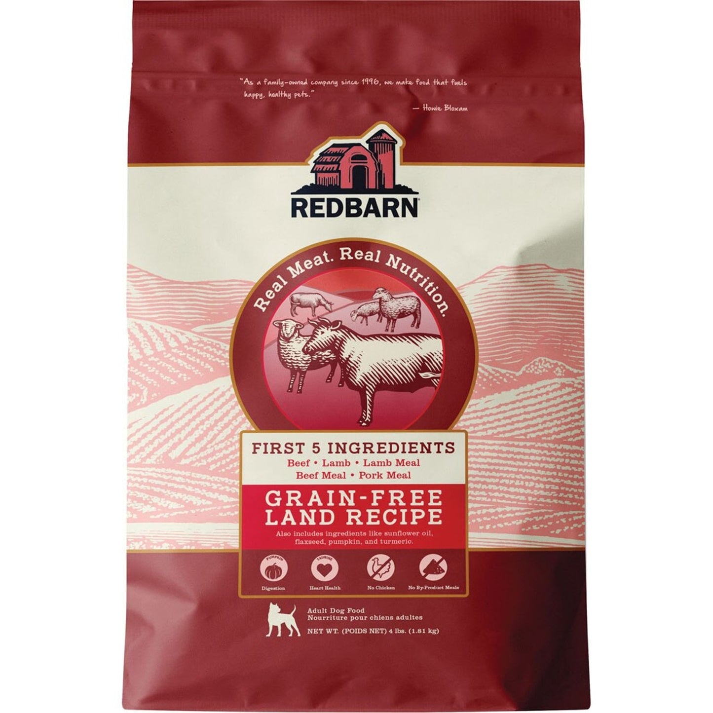 Redbarn Grain Free Land Recipe Dog Food