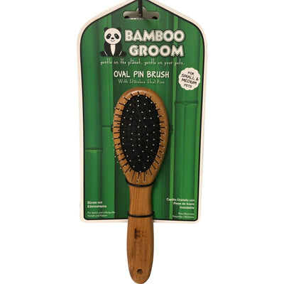 Bamboo Groom Oval Pin Brush