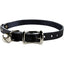 Signature Leather Safety Stretch Cat Collar