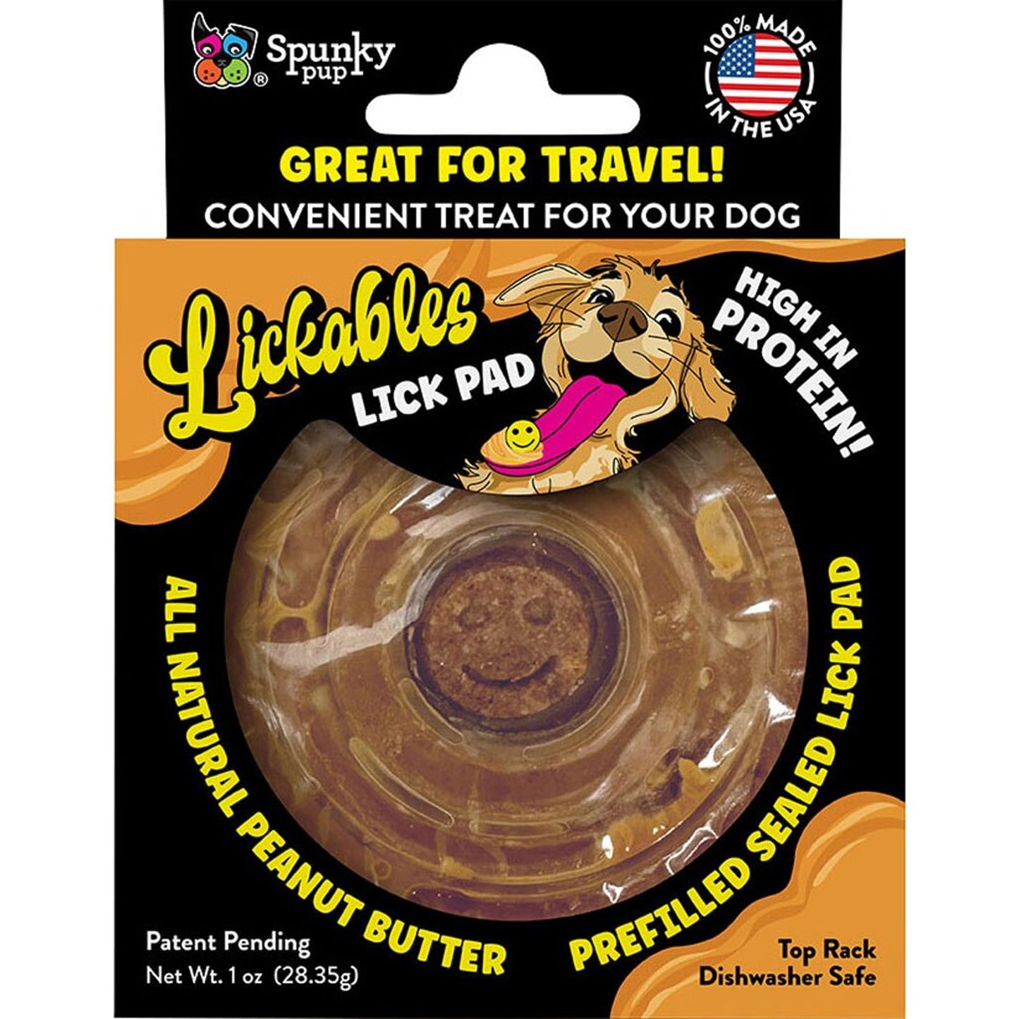 Spunkypup Lickables Filled Lick Pad Round