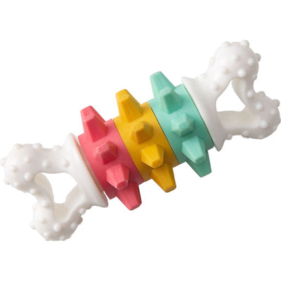 Snugarooz Twist & Shake Nylon Bone With 3 Rings