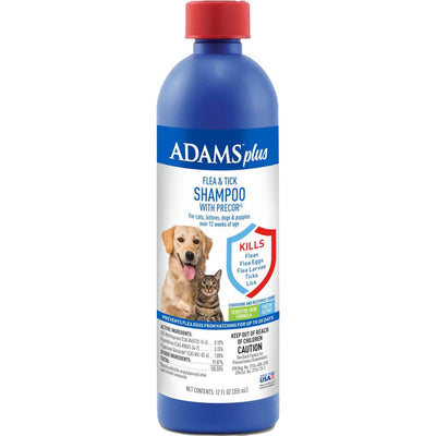 Adams Plus Flea & Tick Shampoo W/Precor