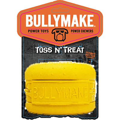 Bullymake Toss N' Treat Cheeseburger Rubber Toy
