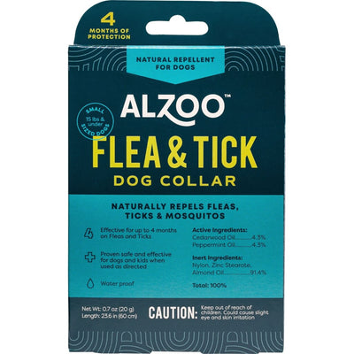 Alzoo Plant Based Flea & Tick Collar Small Dog