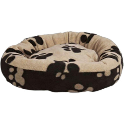 Sleep Zone Allover Paws Round Bed