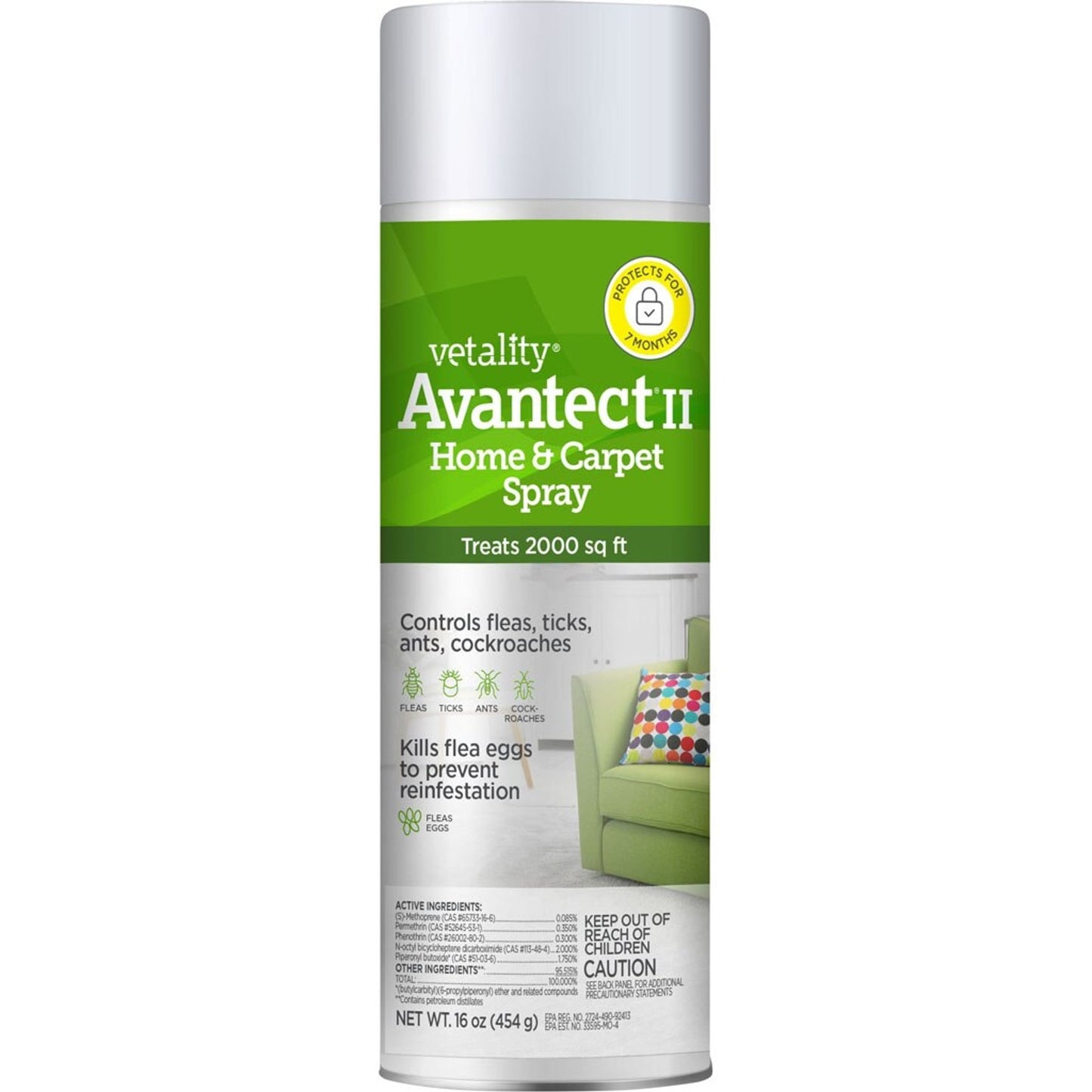 Avantect Ii Flea & Tick Home & Carpet Spray