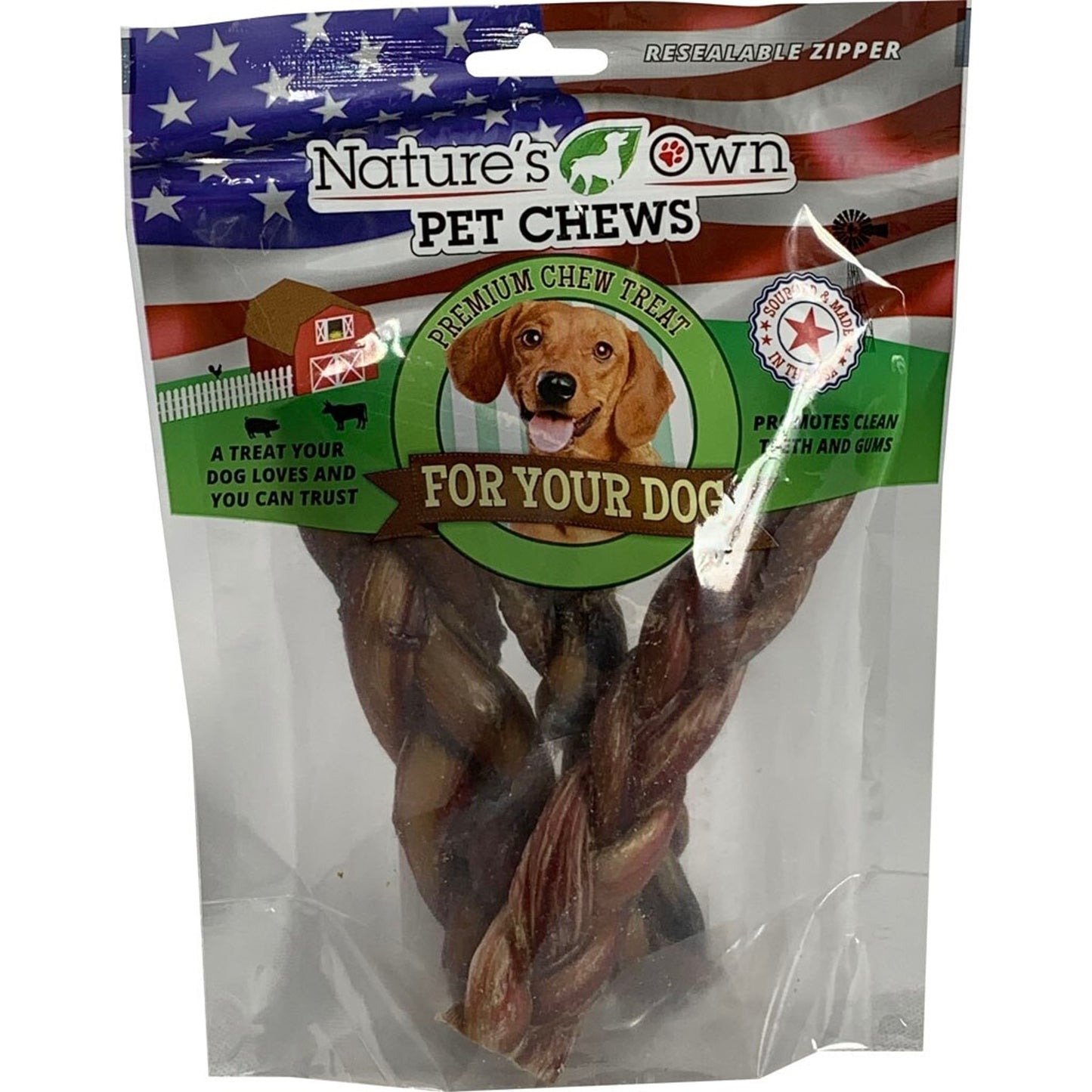 Nature'S Own Usa Braided Bully Sticks