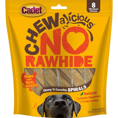 Cadet Chewalicious Rawhide-Free Spiral