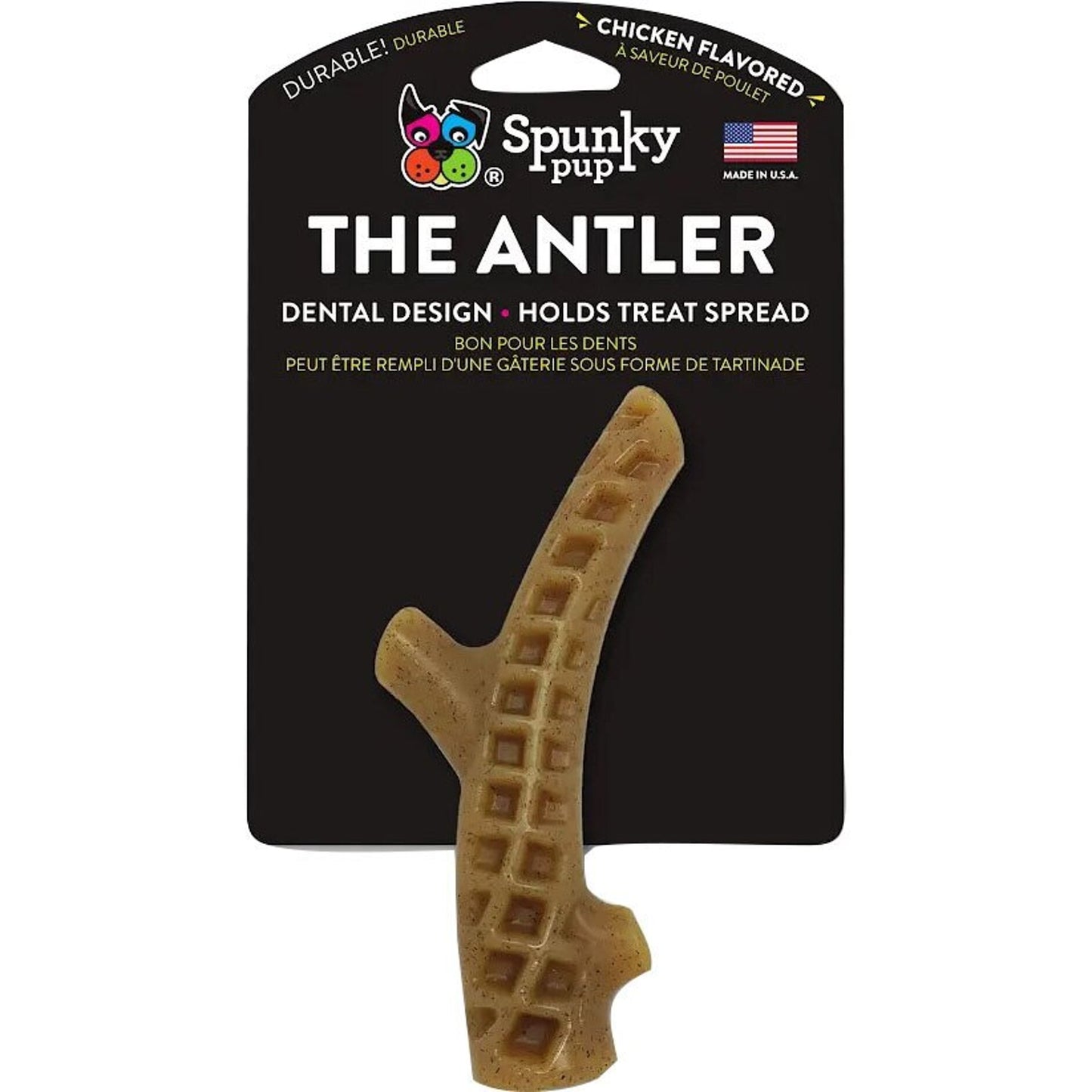 Spunkypup The Antler Nylon Chew Toy Deer