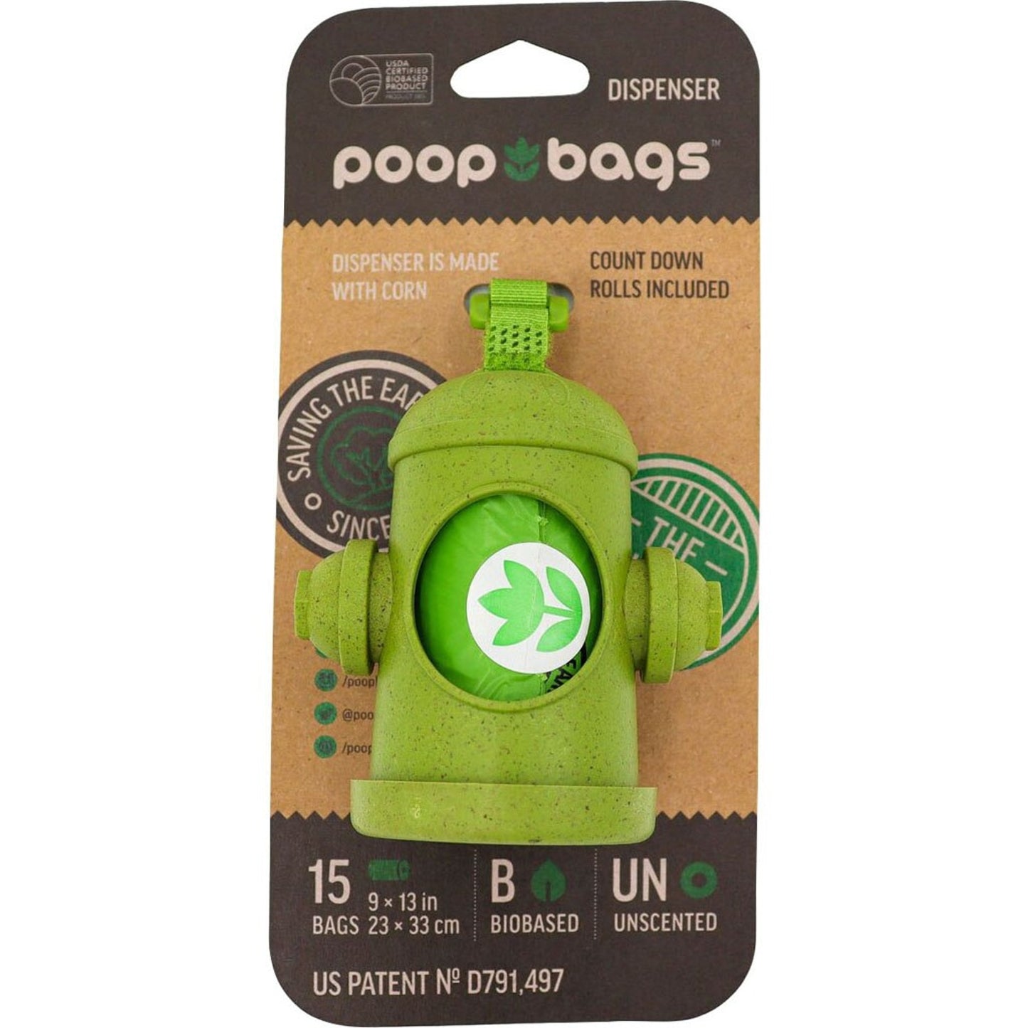 The Original Poop Bags Dispenser With Waste Bags