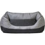 Sleep Zone 2 Tone Plush Bed