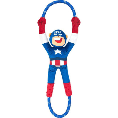 Zippypaws Marvel Ropetugz Captain America
