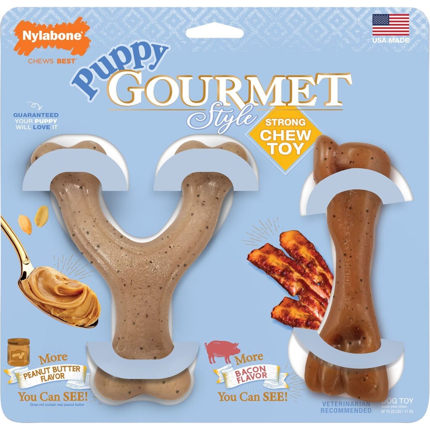 Nylabone Puppy Gourmet Style Strong Chew Bundle