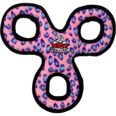 Tuffy Jr 3 Way Tug Durable Squeaky Soft Dog Toy