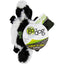 Godog Flatz Skunk Squeaky Plush Flattie Dog Toy