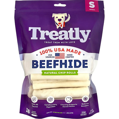Treatly 100% Usa Beefhide Chip Rolls