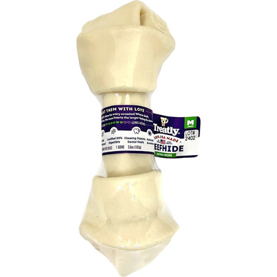 Treatly 100% Usa Beefhide Bone Banded