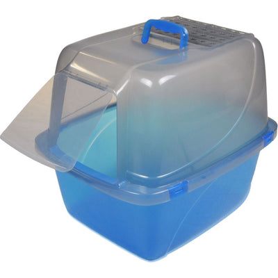 Van Ness Translucent Enclosed Cat Litter Pan