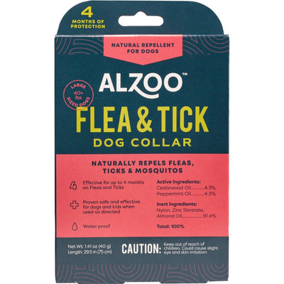 Alzoo Plant-Based Flea & Tick Collar Large Dog