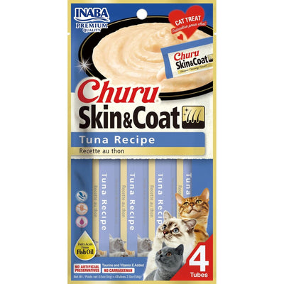 Inaba Churu Puree Skin & Coat Cat Treats