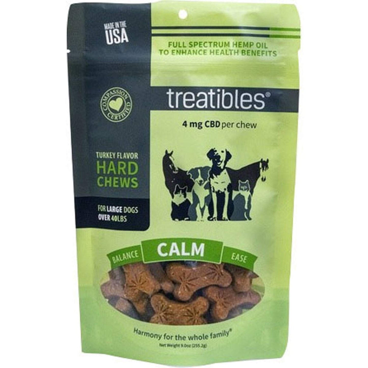 Treatibles Hemp Wellness Hard Chews Calm