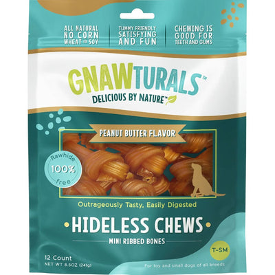 Gnawturals Hideless Chews Ribbed Bone