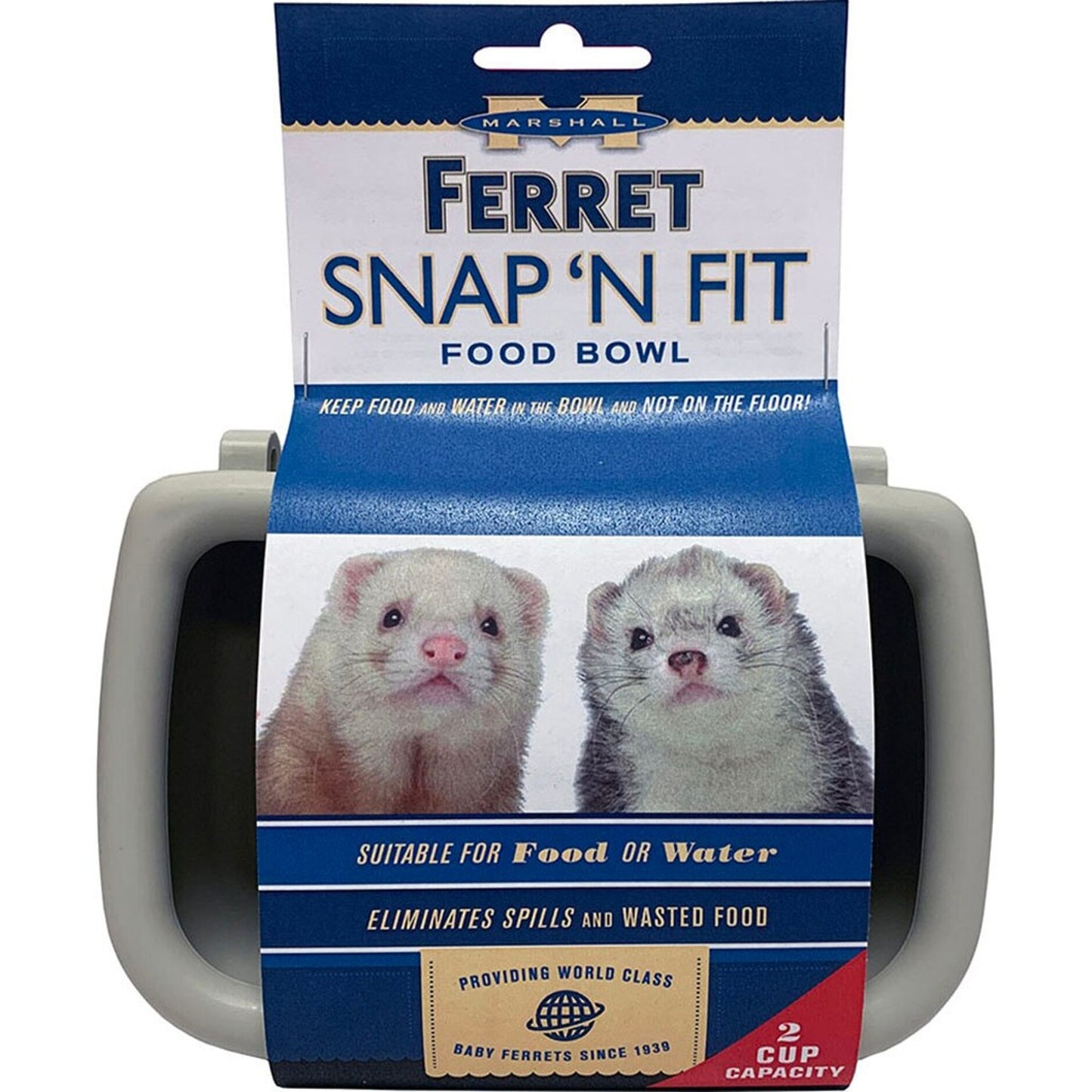 Marshall Ferret Snap 'N Fit Food Bowl