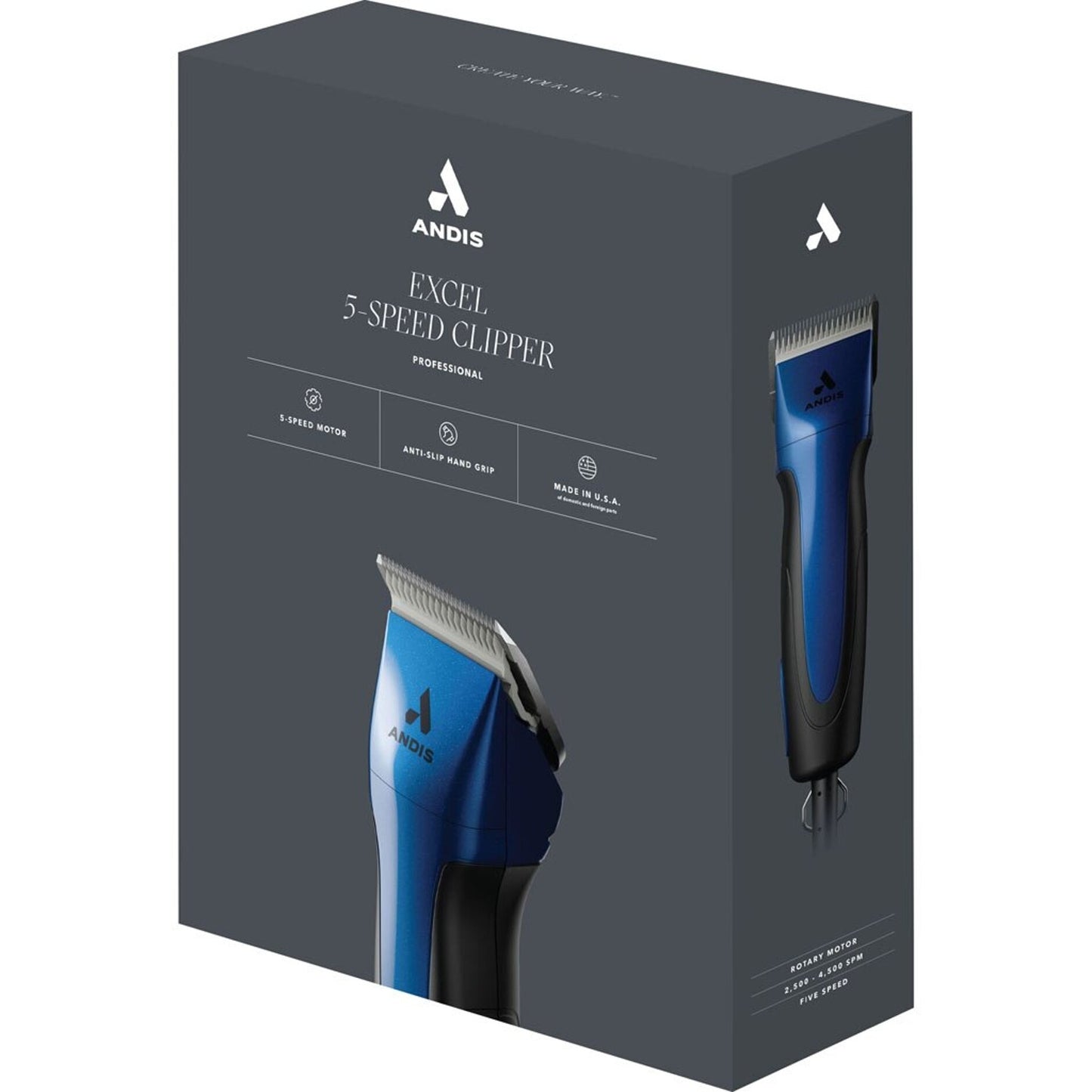 Andis Excel 5 Speed Clipper W/#10 Blade