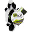 Godog Flatz Skunk Squeaky Plush Flattie Dog Toy