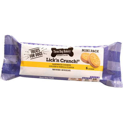Lick 'N Crunch Sandwich Cookies Single Serving Pdq