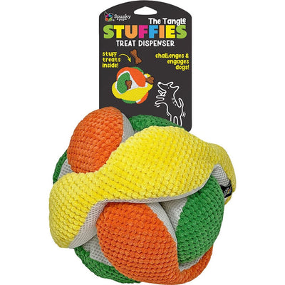 Spunkypup Stuffies Plush Treat-Dispenser Tangle