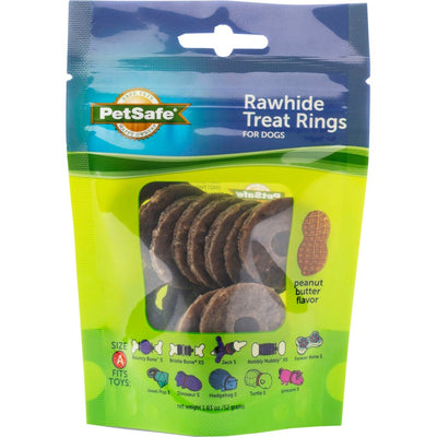 Busy Buddy Natural Rawhide Rings