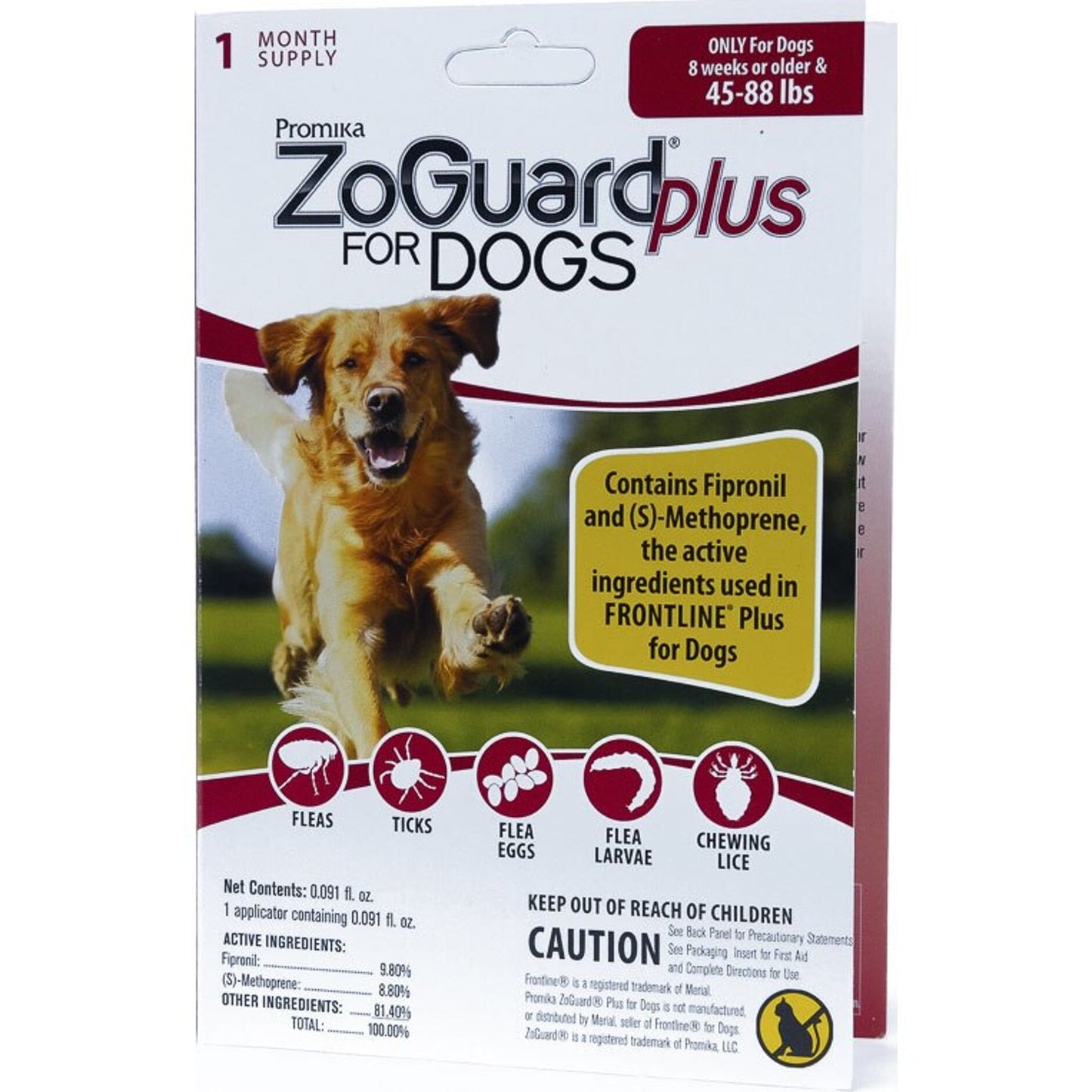 Zoguard Plus Spot-On Singles For Dogs