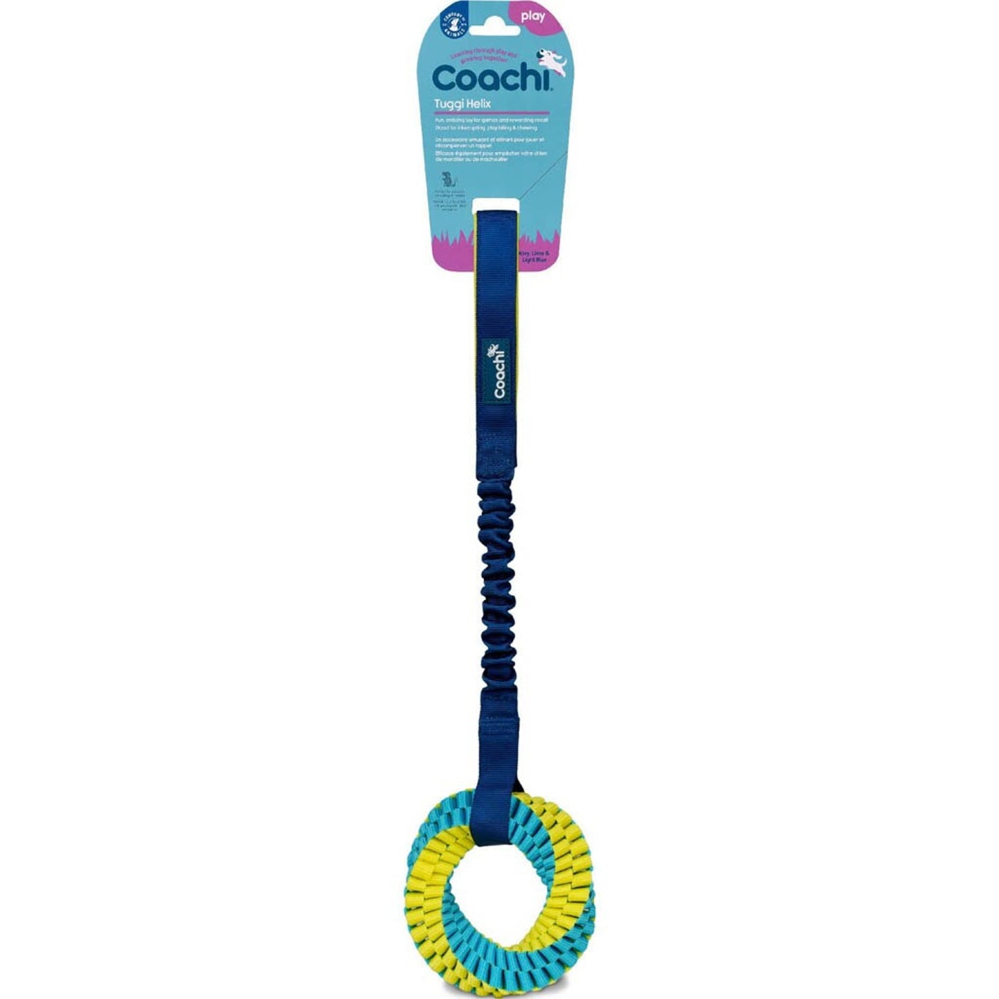 Coachi Tuggi Elastic Helix Super Tough Tug Toy