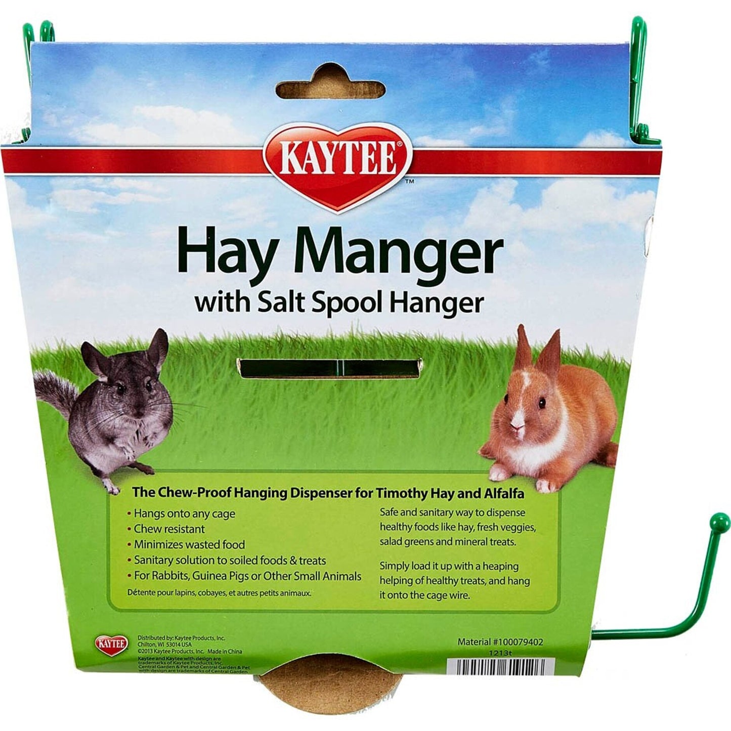 Kaytee Hay Manger Feeder W/Salt Hanger