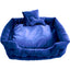 Goo-Eez Luxury Velour Pet Bed W/ Accessories