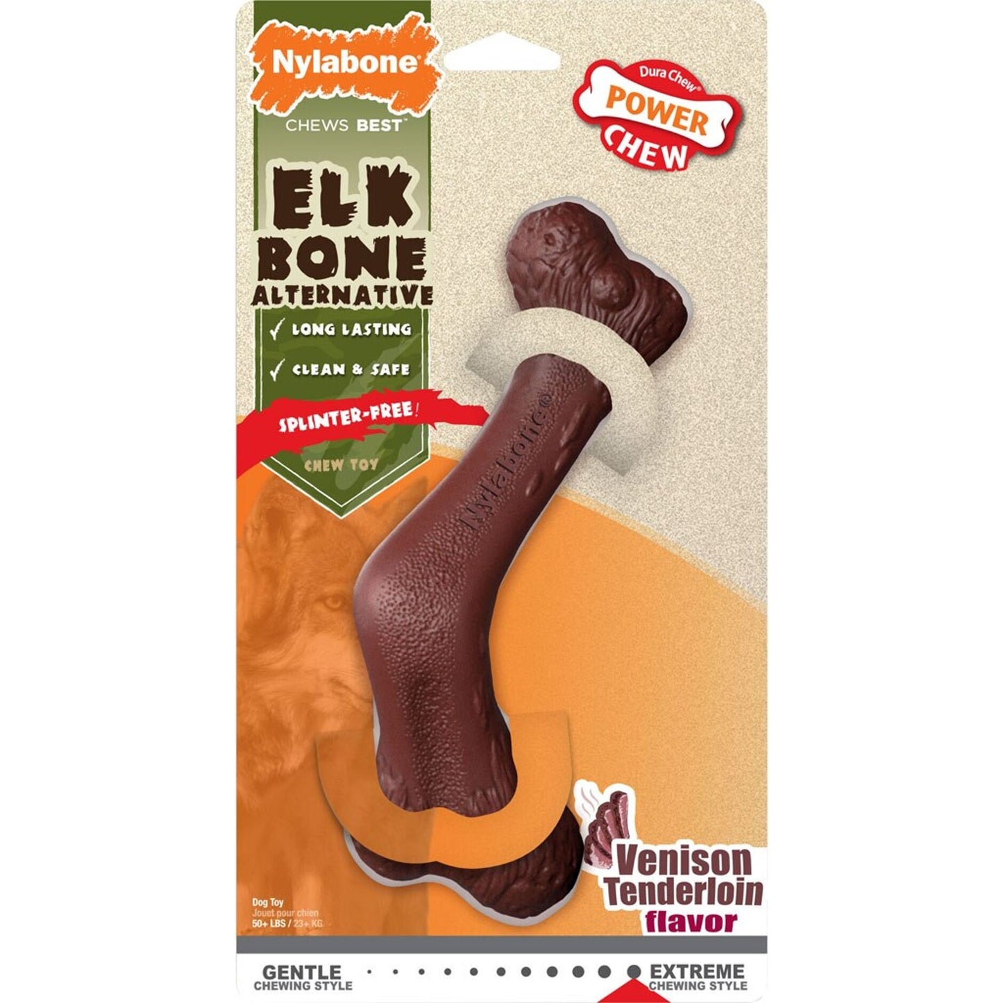 Nylabone Power Chew Elk Bone Alternative