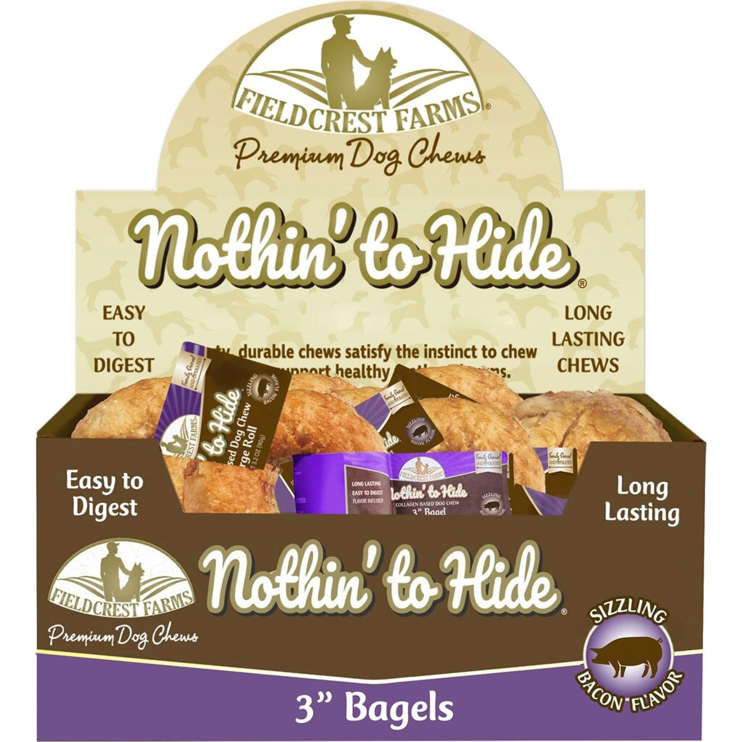 Nothin' To Hide Rawhide Alternative Bagels