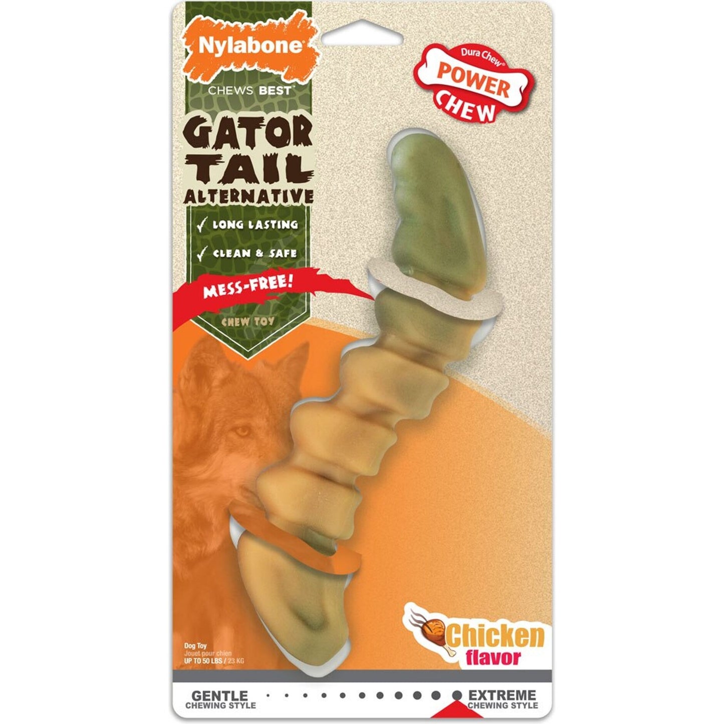Nylabone Power Chew Gator Tail Alternative
