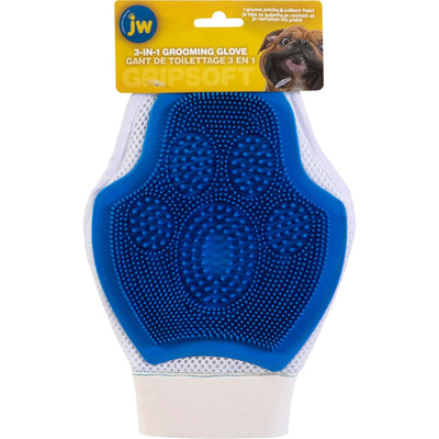 Jw 3-In-1 Dog Grooming Glove