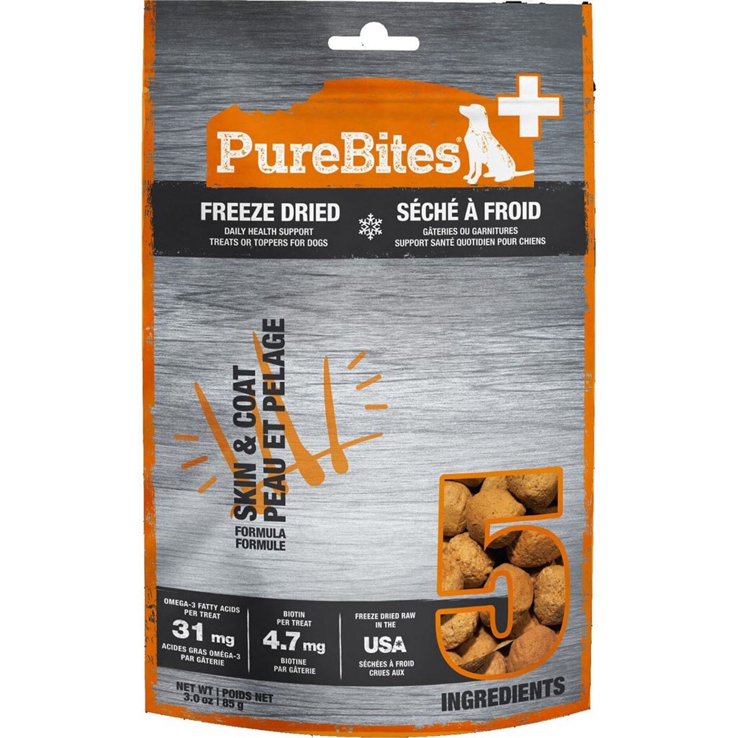 Purebites+ Freeze Dried Dog Skin & Coat
