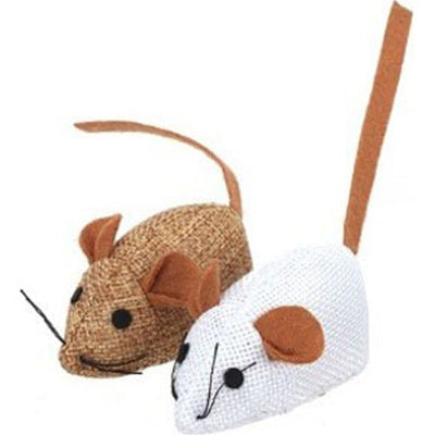 Lively Linen Mouse Cat Toy