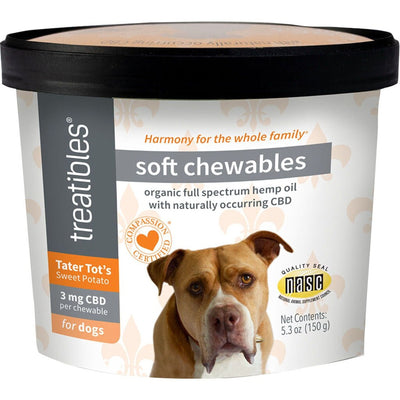 Treatibles Hemp Soft Chewables For Dogs