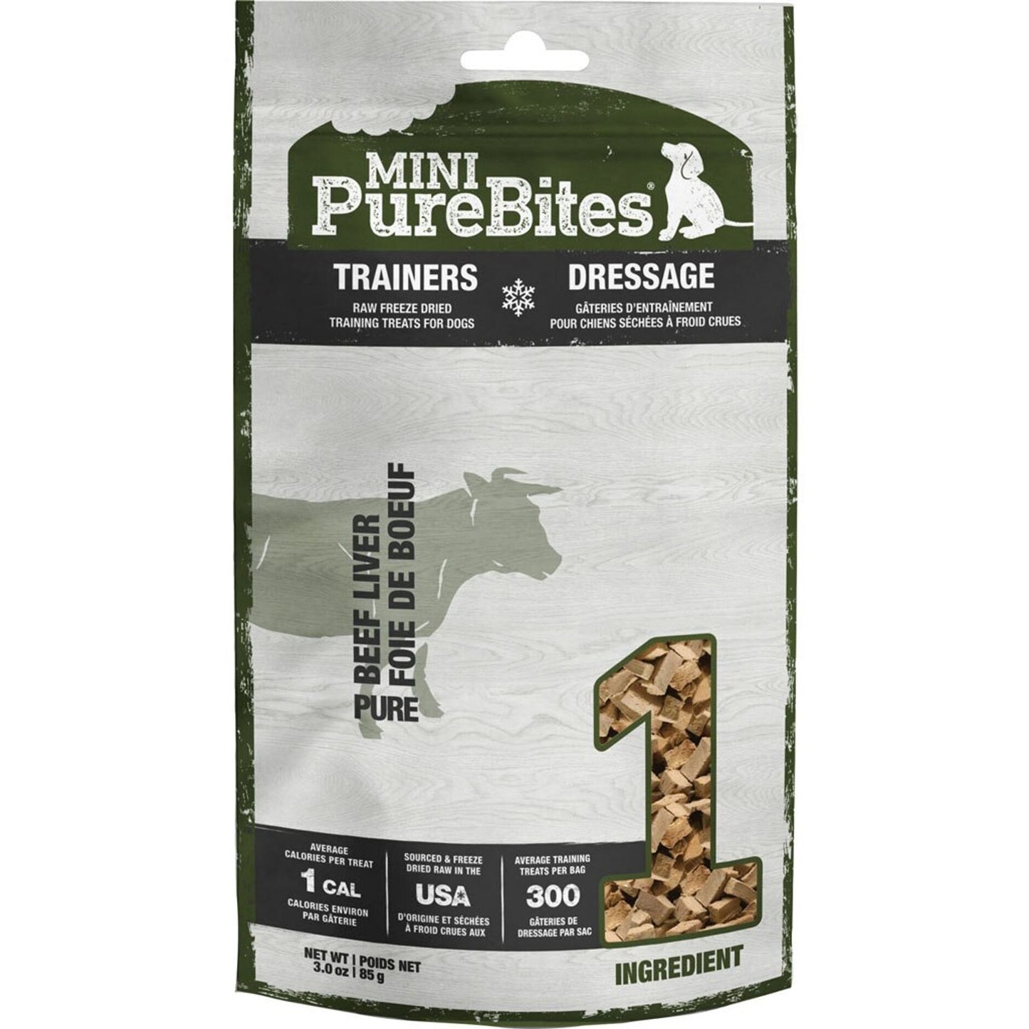 Purebites Freeze Dried Mini Trainers Dog Treats
