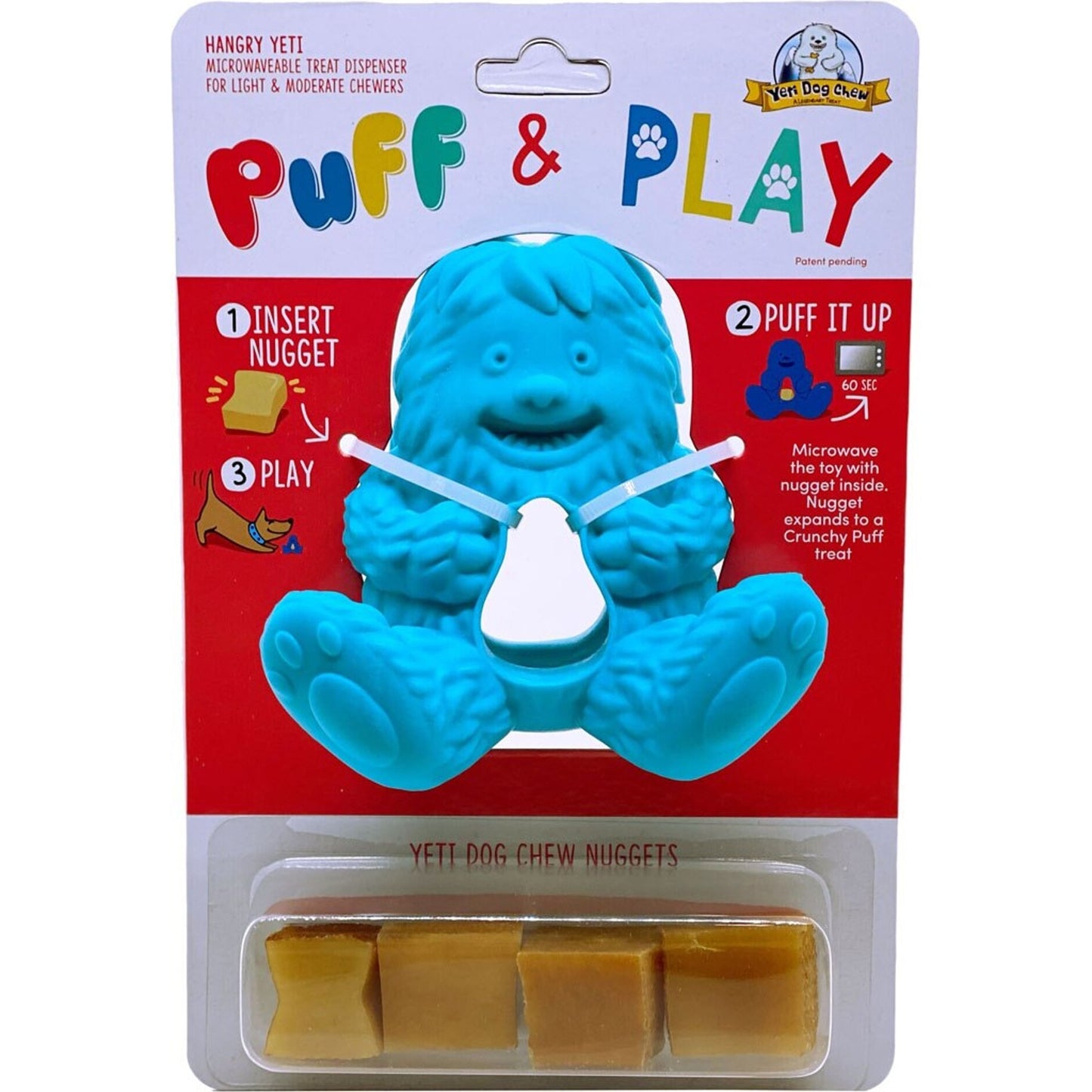 Yeti Pet Products Hangry Yeti Puff & Play Dog Toy